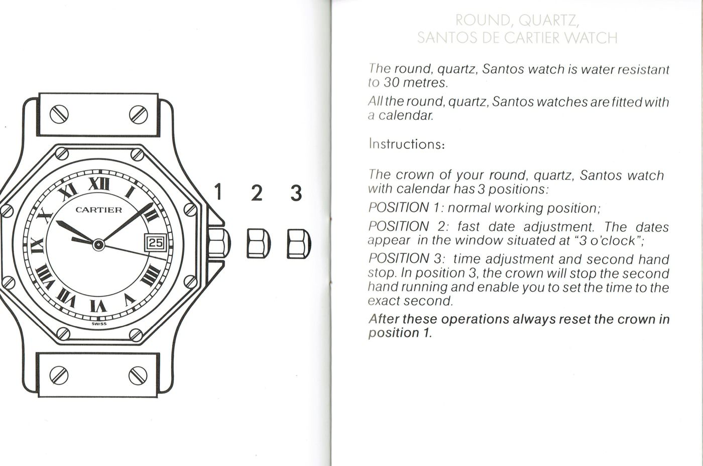 Cartier カルティエ 時計の操作マニュアル – ARBITRO